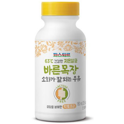파스퇴르 바른목장 유산균우유 180ml, 180ml, 18개