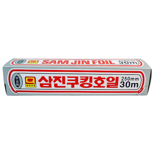 삼진 쿠킹호일 25cm*30M 은박지 호일 알루미늄, 30m, 10개