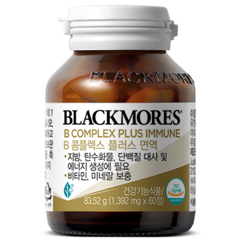 블랙모어스 비컴플렉스 플러스 면역, 60정, 1개