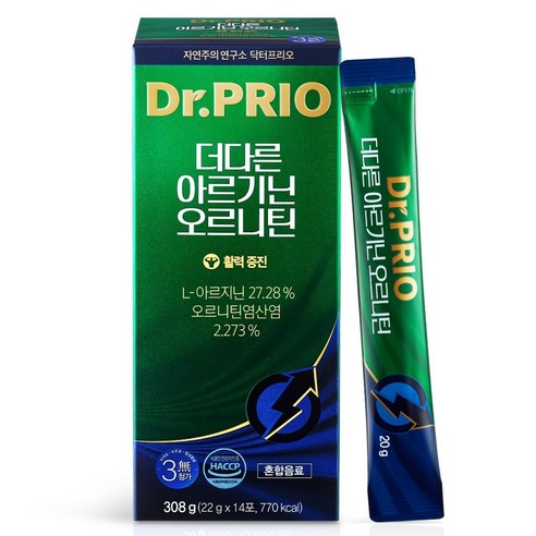 닥터프리오 리뉴얼 더다른 아르기닌 오르니틴 308g