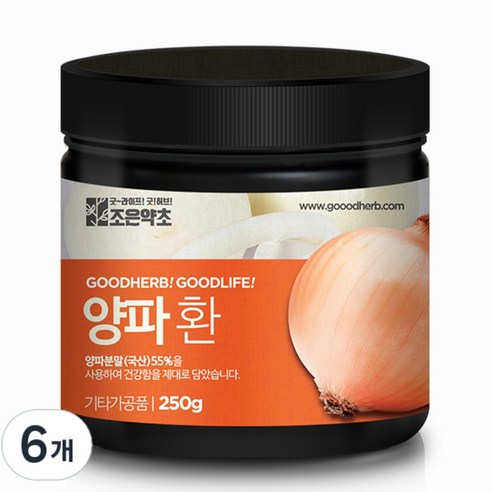 조은약초 프리미엄 양파환, 6개, 250g