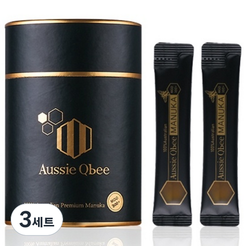 오지퀸비 마누카꿀 스틱 UMF12+, MGO 355+ 30개입, 360g, 3세트, 360g