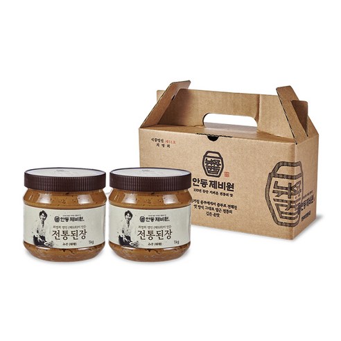 안동제비원 전통된장 1kg+1kg, 2kg, 1개