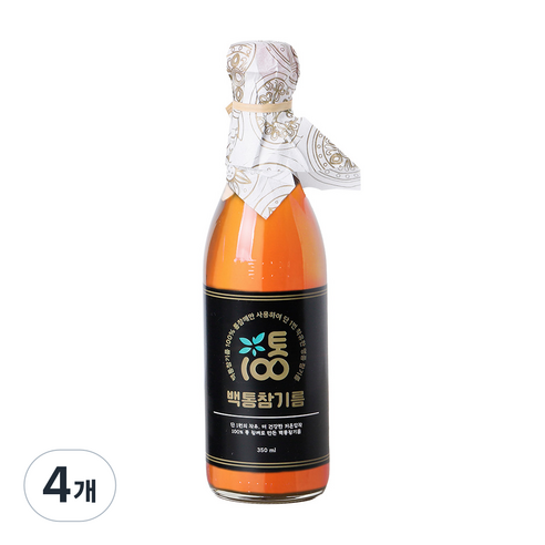 100% 통참깨 저온압착 백통참기름