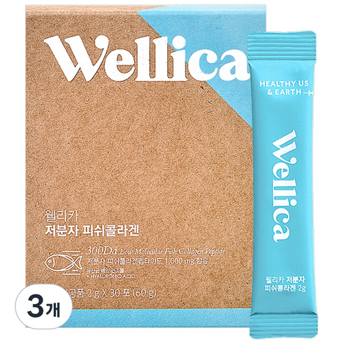 웰리카 저분자 피쉬 어린콜라겐 펩타이드 300달톤 이너뷰티