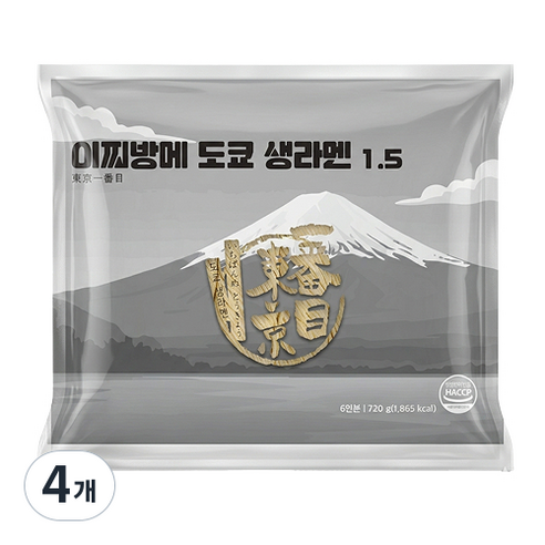 넉넉한6인분 이찌방메 생면 라멘면 생라멘