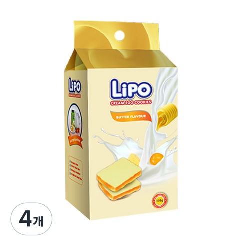 제로 계란 과자 단백질 UP 어린이 영양 간식 버터 20개입, 4개, 135g