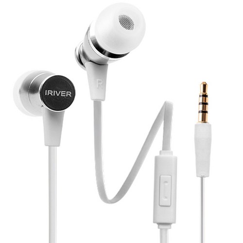 아이리버 커널형 유선 이어폰, 화이트, BHC-180