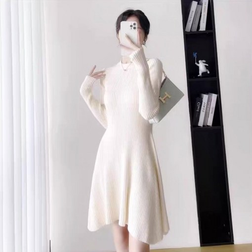 포플러앤씨 여성용 모노릭스 언발 니트 원피스 P26SPOPS112110