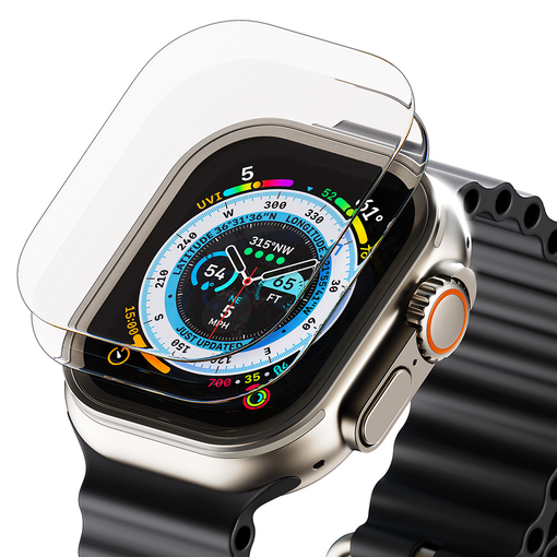 빅스킷 애플워치 울트라 풀커버 자가복원 TPU 액정보호필름 3p 세트