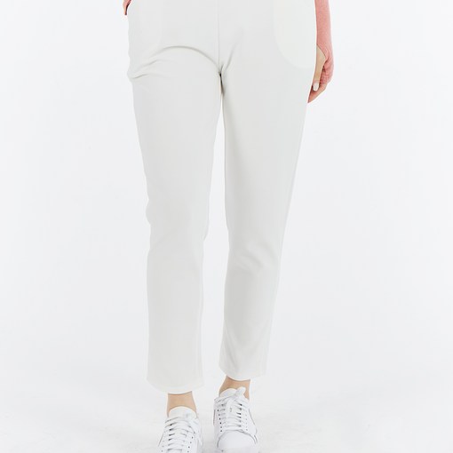 앤디모리슨 여성용 허리 밴딩 배기핏 팬츠