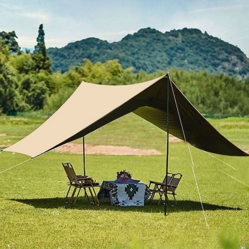 에어로프 대형 렉타 블랙 코팅 타프