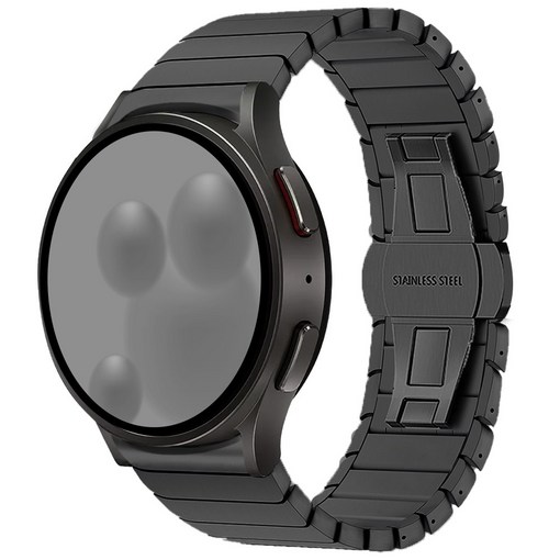 아이메이드잇 갤럭시워치 호환 링크 브레이슬릿 스트랩 밴드, 블랙, 1개