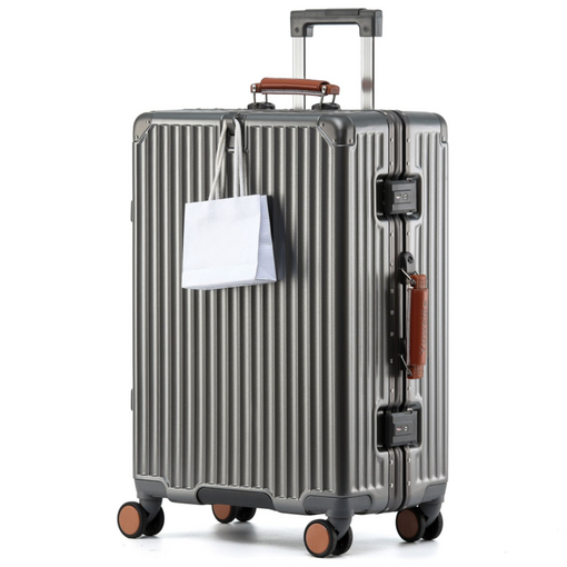 우위제 100pc 캐리어 알루미늄 프레임 하드 폴리카보네이트 여행용 캐리어 TSA락 3년AS