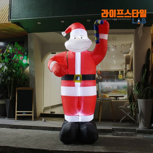 2M LED 대형 크리스마스 에어 스노우볼 간편설치 장식
