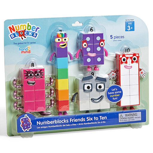 넘버블록스 피규어 식스 투 텐 셈놀이