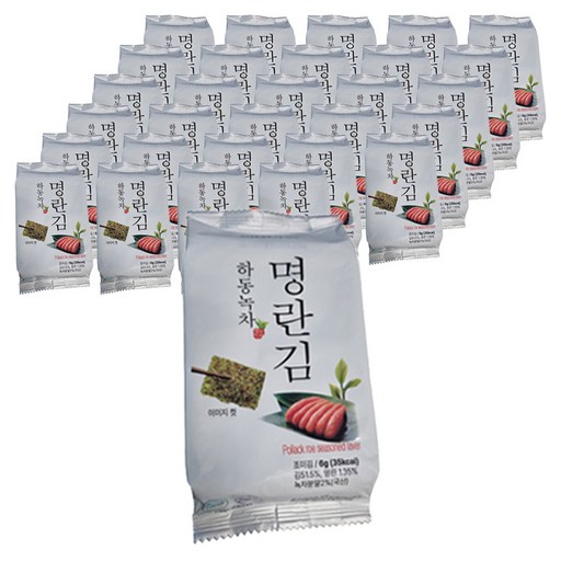 하동 녹차 명란김