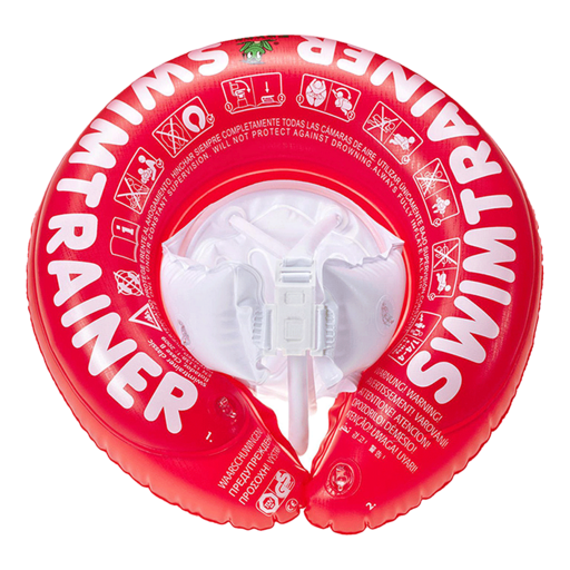 FREDS SWIM ACADEMY SWIMTRAINER Classic 學習游泳圈 3個月~4歲 6~18kg, 紅色, 1盒