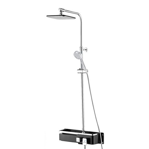 미리내 스마트 무타공 욕실 선반형 해바라기샤워기