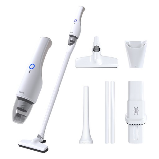 바우아토 프로제트 DC 모터 다용도 미니 무선 핸디 청소기, 화이트, DB0702