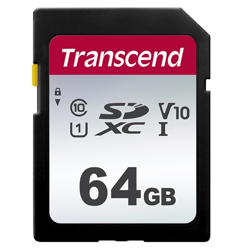 트랜센드 SD카드 메모리카드 300S, 64GB