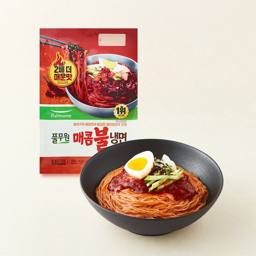 풀무원 매콤불냉면 2인분, 403g, 2개