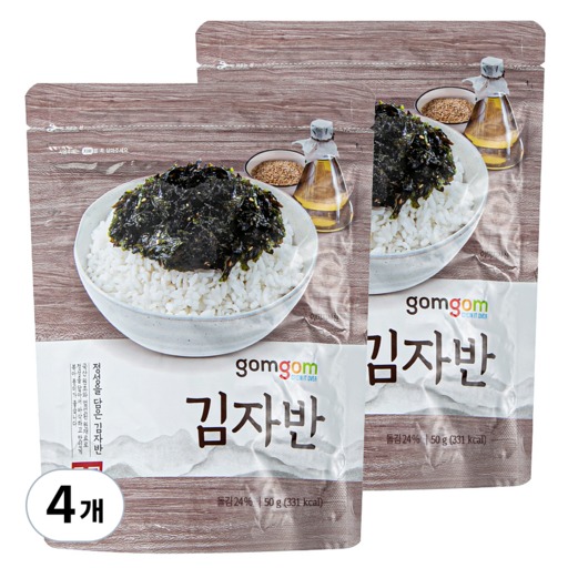 곰곰 김자반