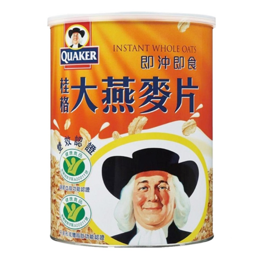 QUAKER 桂格 即沖即食大燕麥片, 1.1kg, 1罐