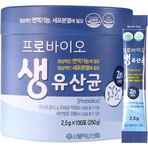 서울약사신협 프로바이오 생유산균, 2.5g, 100개입