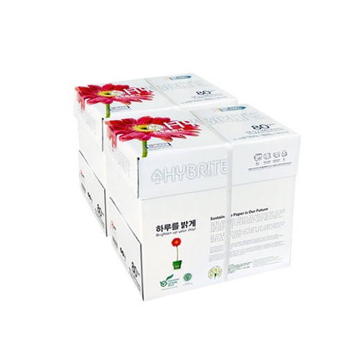 하이브라이트 80g 복사용지, A4, 5000개