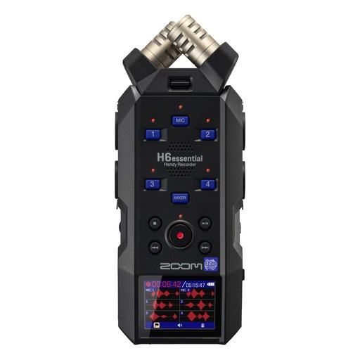 ZOOM 줌 32bit 플로트 6 트랙 사양 핸디 레코더 H6essential 2024년 발매 H6e