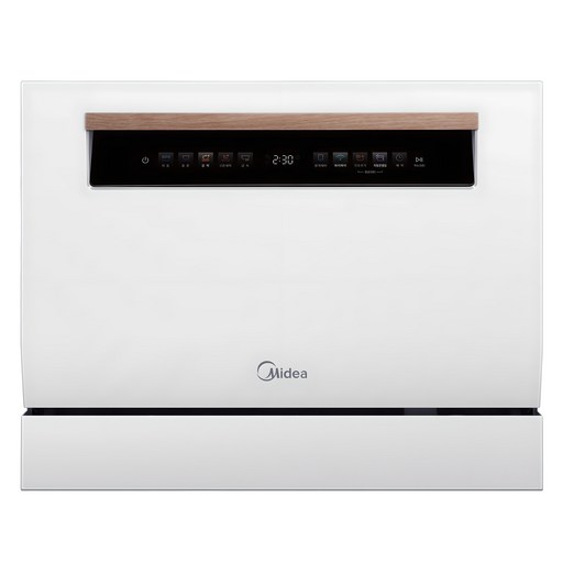 마이디어 카운터탑 앱연동 자동문열림 6인용 식기세척기, 화이트, MDWTT0608WKR, 방문설치