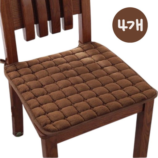 마켓피오 고정끈 쿠션 방석 4p