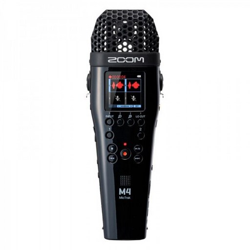 ZOOM M4 MicTrak 줌 스테레오 마이크 휴대용 레코더 브이로그 ASMR마이크 악기연주 밴드 그룹사운드