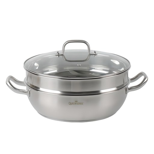 퀸센스 올스텐 인덕션 2단 찜기