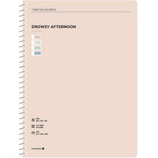 모닝글로리 3000 테마컬러 원링 스프링노트 랜덤발송으로 만나는 감성 노트