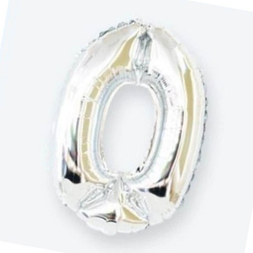 로픽 숫자 호일풍선 90cm 유광실버 생일 기념일 은박