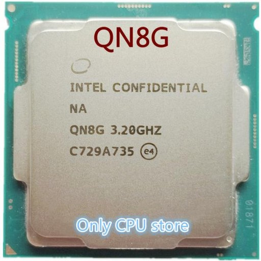 QN8G i7 8700K ES CPU 인텔 6 코어 12 스레드 3.2Ghz, Z370 및 기타 8 세대 마더 보드 지원, 보드 선택 안, 한개옵션0