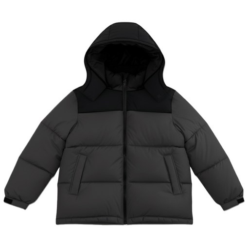 민트스쿨 키즈 눈썰매 스키 방수방풍 아웃도어 패딩 오버핏 주니어 푸퍼 다운