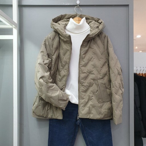 무자크 누름패턴 오리털 다운 패딩점퍼 MO8WDW01