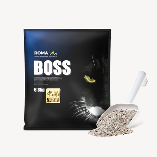 본사직영ROMA로마샌드 보스프리미엄 6.3kg 고양이모래