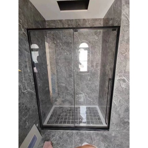 샤워부스 슬라이딩 도어 초슬림 프레임 유리 샤워문 분리 건습