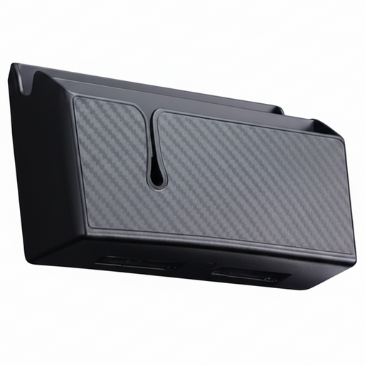 와티케 자동차 내부 정리 포켓 수납함, 블랙, 1개