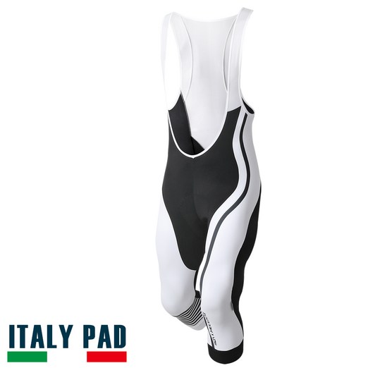 MCN 라이더 화이트 7부 빕숏 자전거 의류 하의 여름용 사이클하의 이태리 패드 쫄쫄이바지