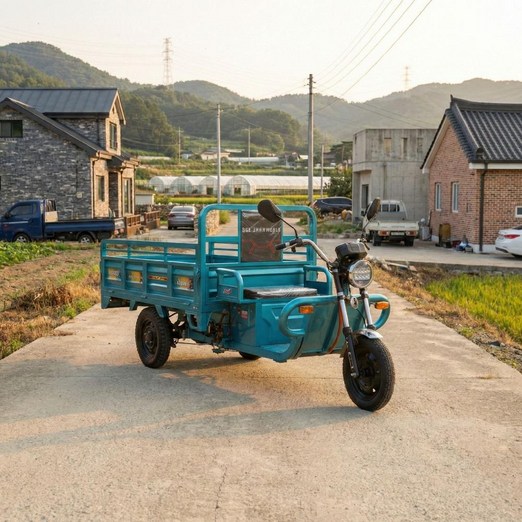 에코오토텍 전기 삼륜오토바이 대형 농업용 운반차 트럭 바이크