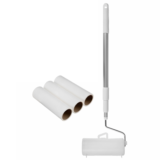 코멧 사선컷팅 테이프 클리너 3단 핸들  거치대  리필 4개