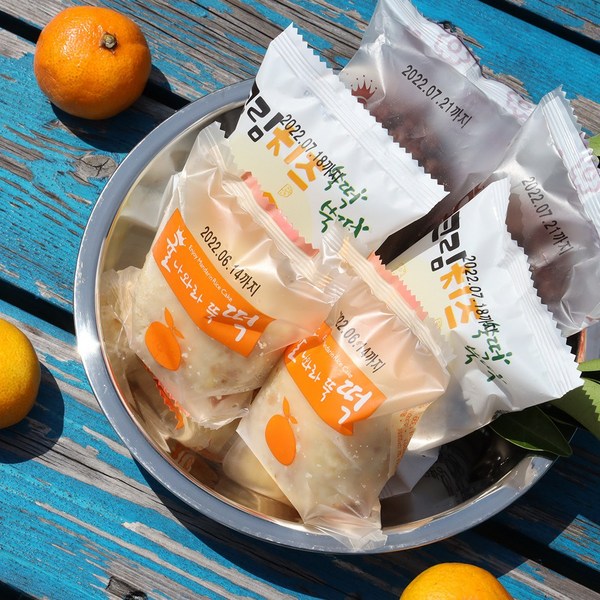 제주 감귤의 향긋함과 오메기떡의 찰진 매력! 톡쏘는 감귤 오메기떡의 모든 것