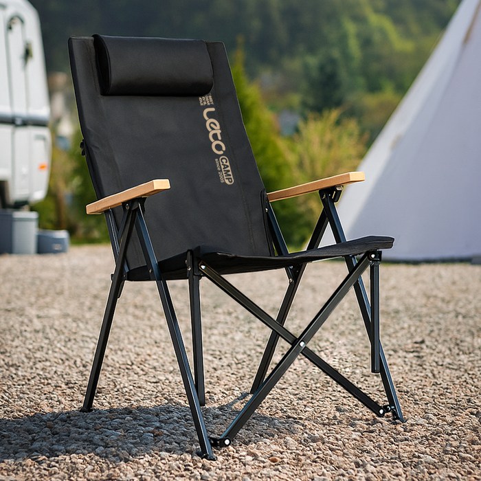 레토 각도조절 릴렉스 접이식 롱 캠핑의자