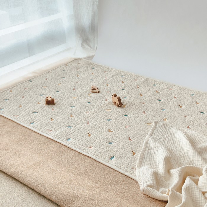 마롤로뜨 유아용 자수 누빔패드, 크앙디노, 1개