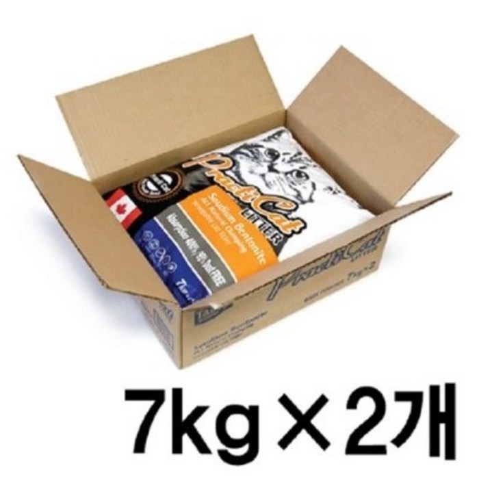 프락티캣 [무배]프락티캣 10L(7kg,베이비파우더향) 2개/고양이모래